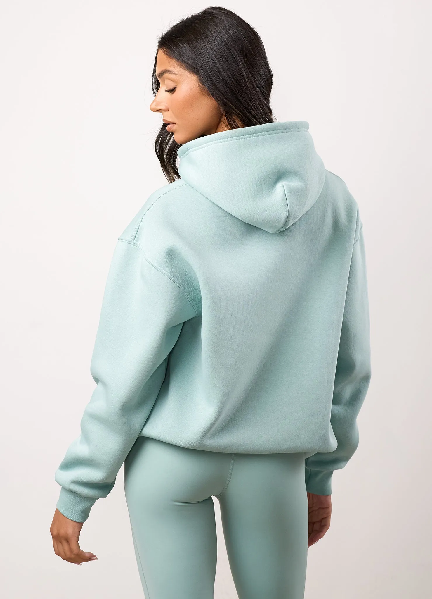 Gym King 365 Relaxed Fit Hood - Green Mist Minimalist Style