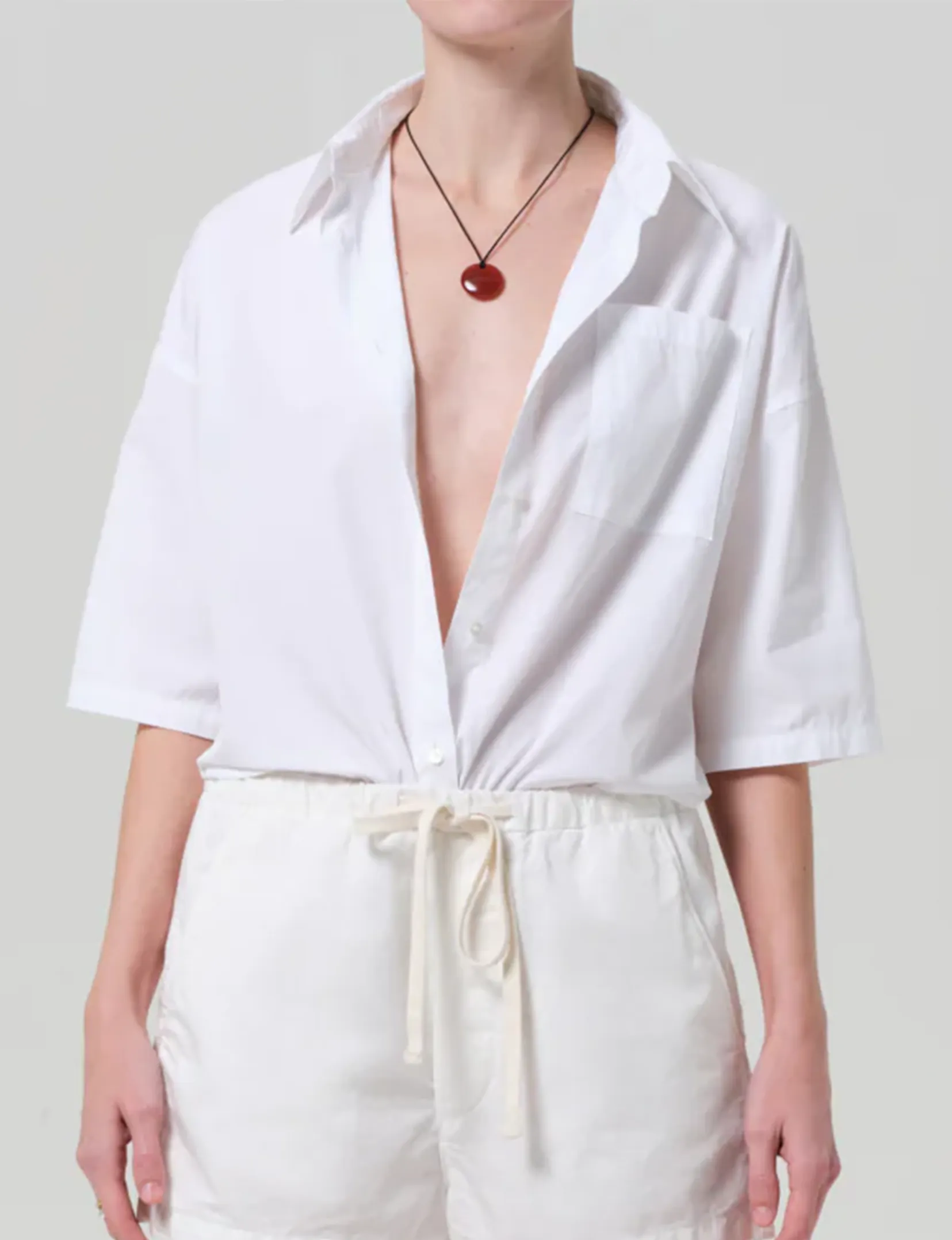 Outdoor Leisure Frances Button Up, Optic White