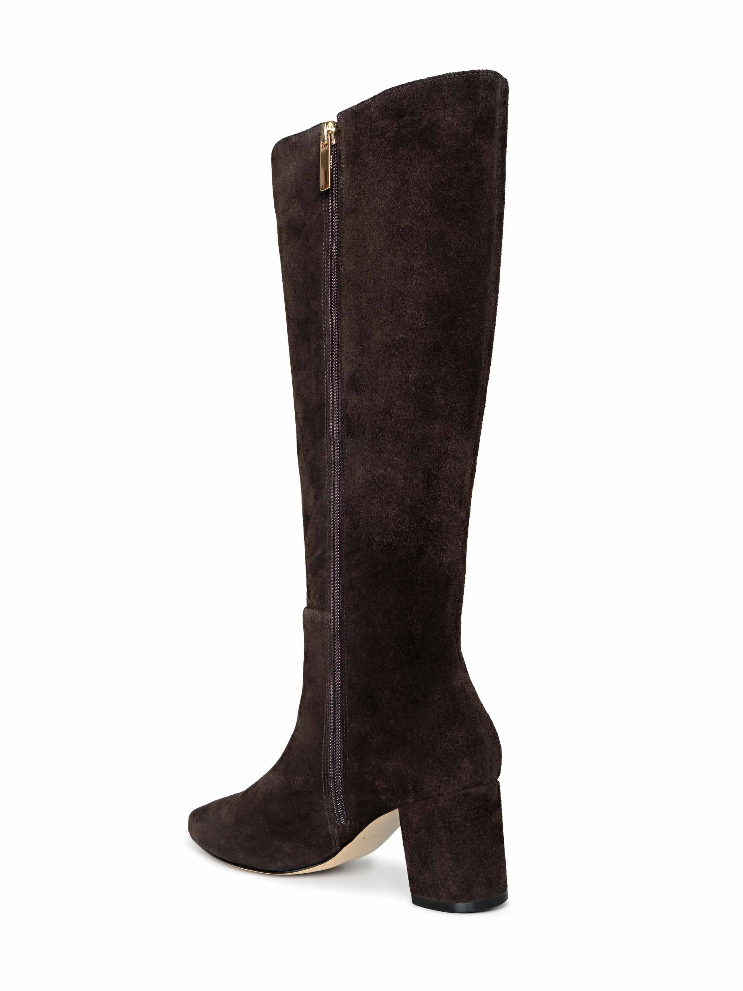 Canvas Eugenie Block-Heel Boot