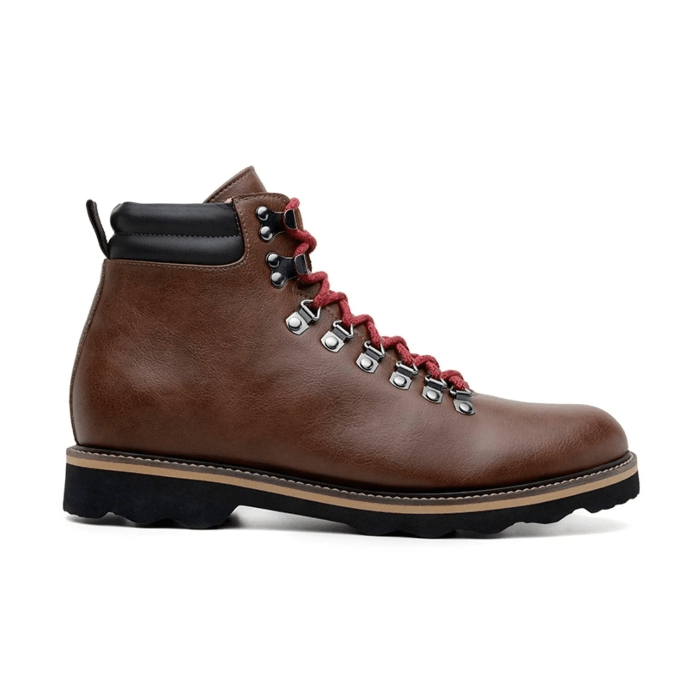 Non Compression Fit Easy Pairing 'Jeffery' Unisex Boots by Ahimsa - cognac