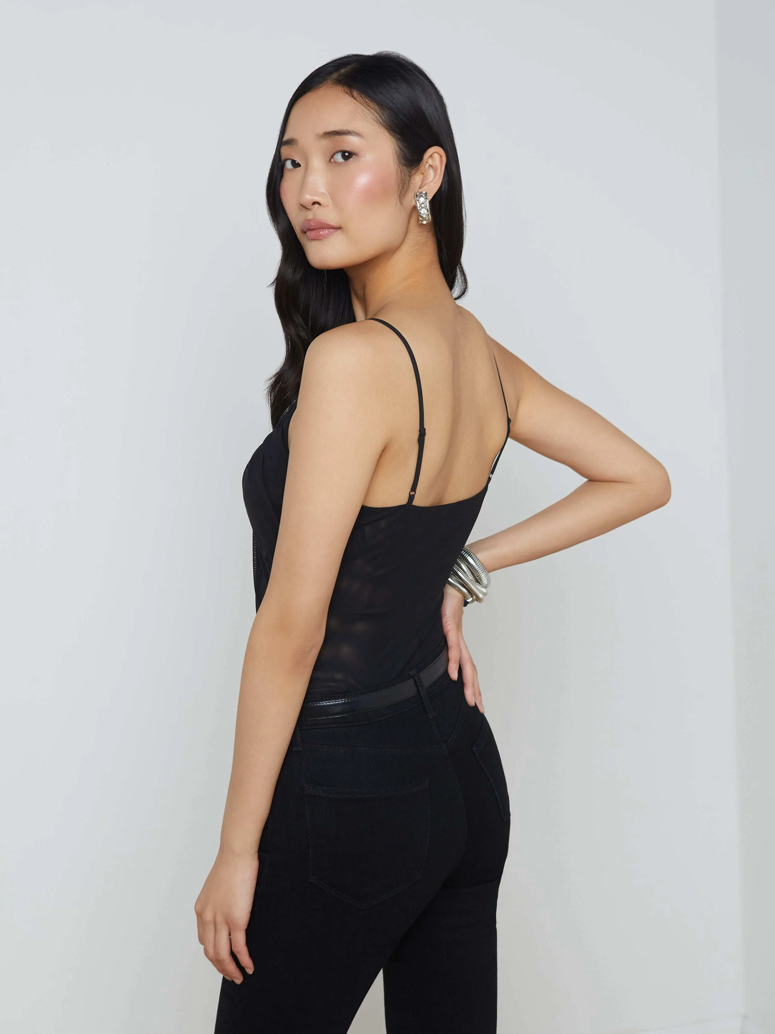 Gelina Mesh Bodysuit SmoothEdgeTrim Sustainable production