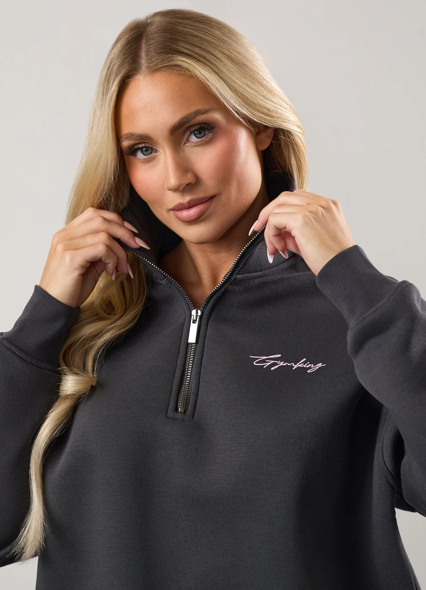 Gym King Script Mindset Funnel - Dark Pewter Classic Fit