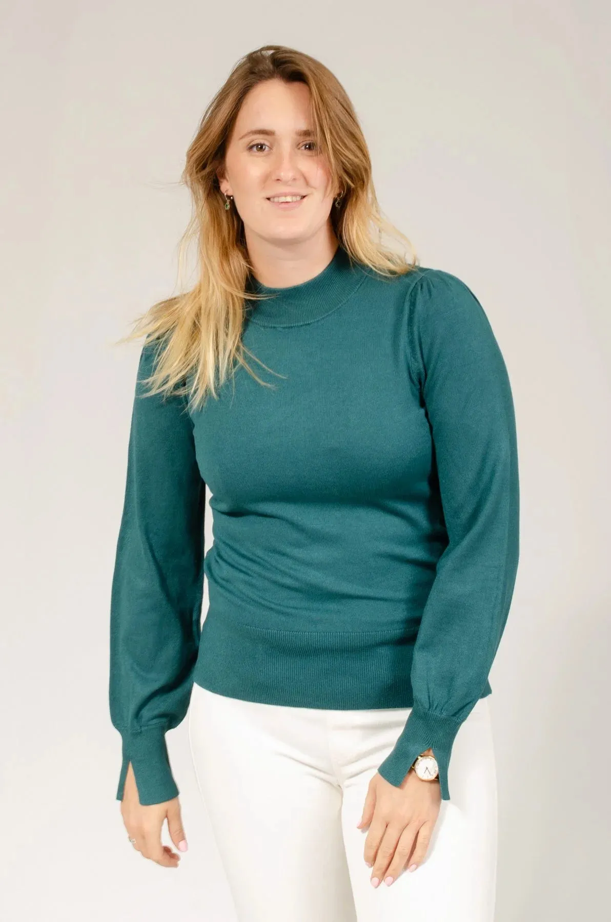 Tailored Silhouette Turtle Neck Jumper