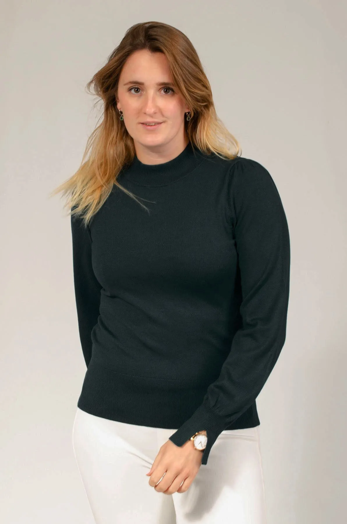 Turtle Neck Jumper Thermoregulating Fabric