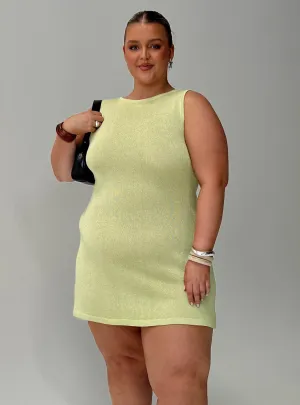 Timeless Line Clean Comfort Oceana Mini Dress Green Curve