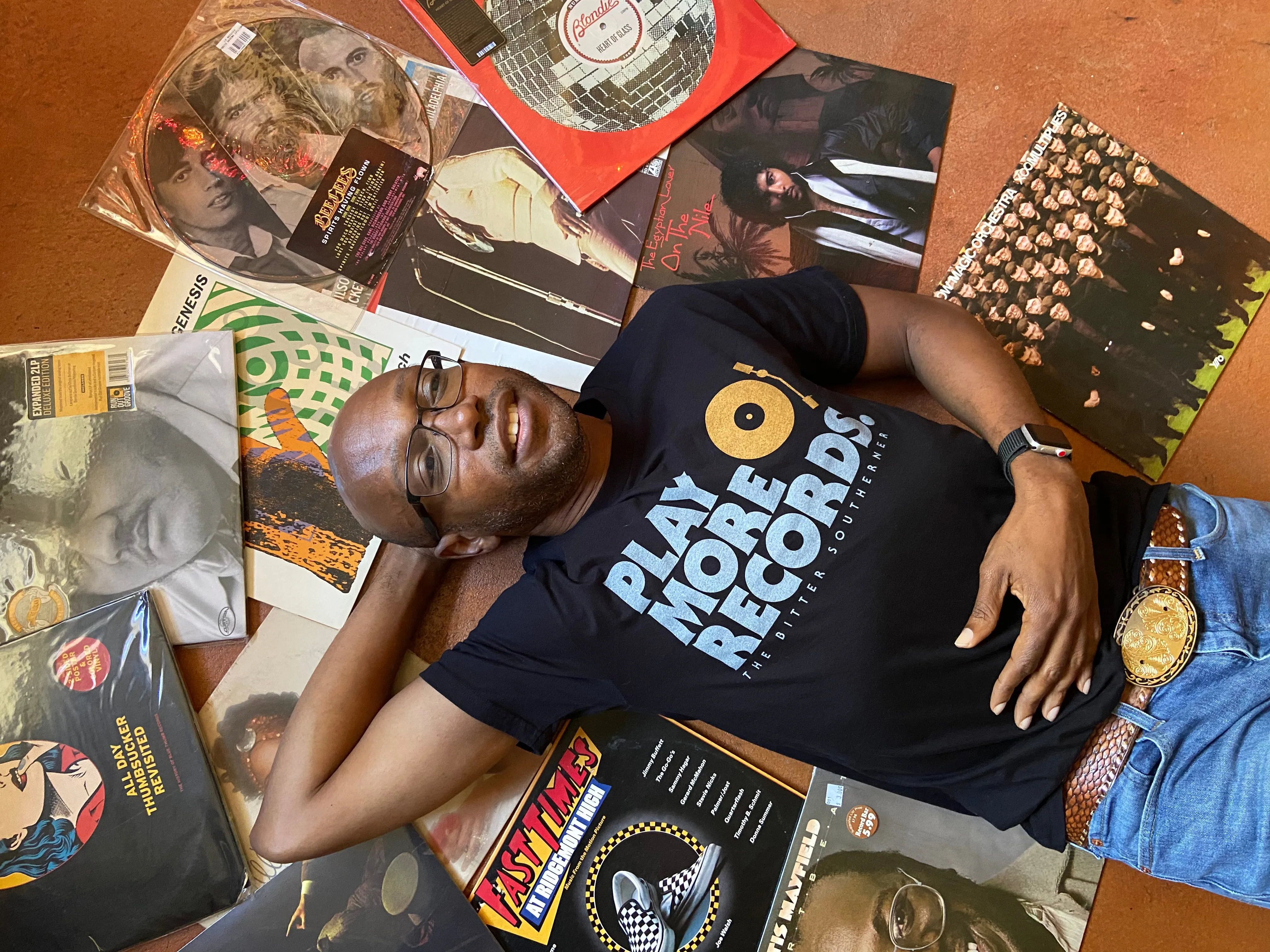 Play More Records T-shirt UV Protective Fabric