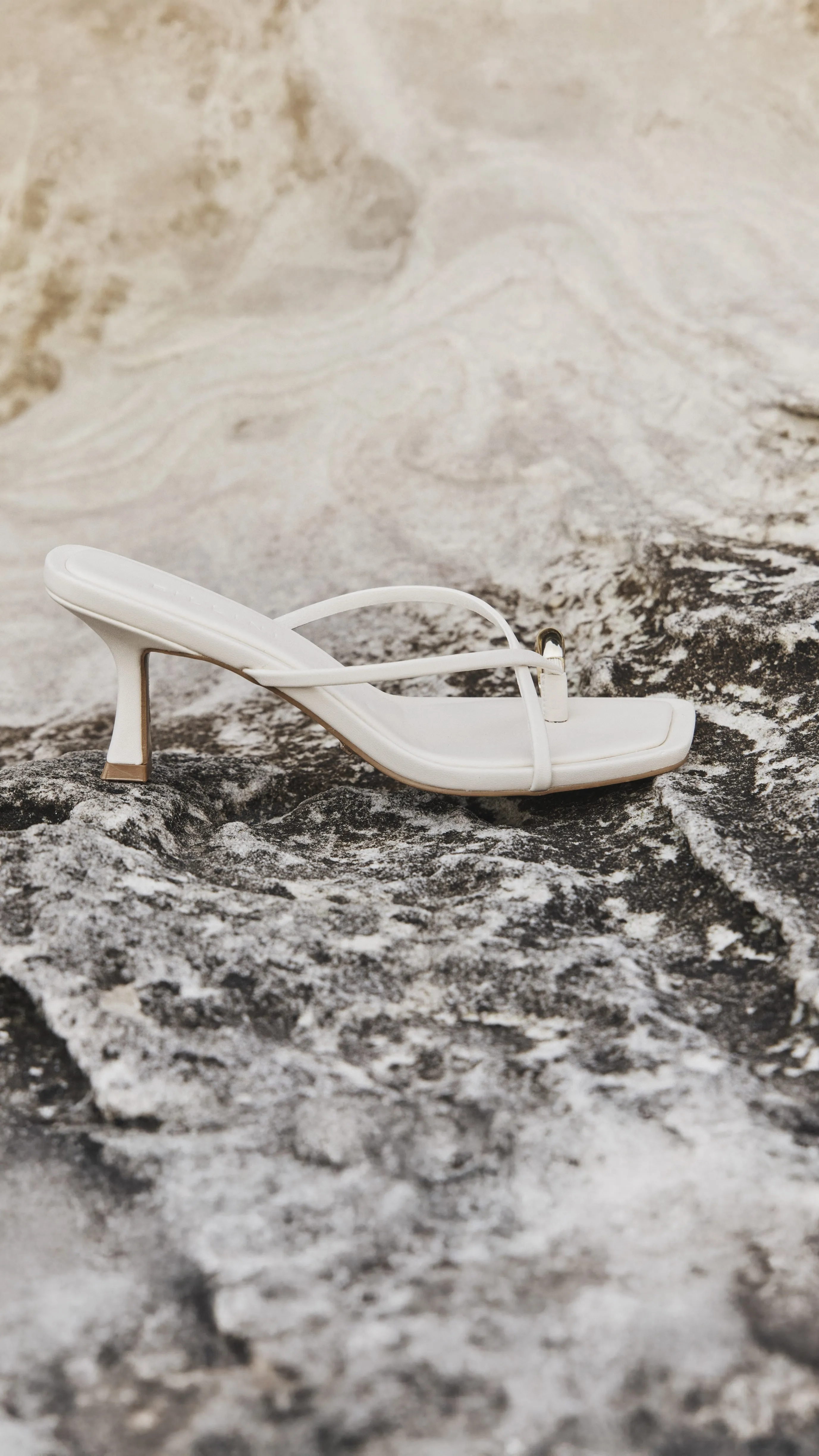 Heel Booties Urika Heel - Bone