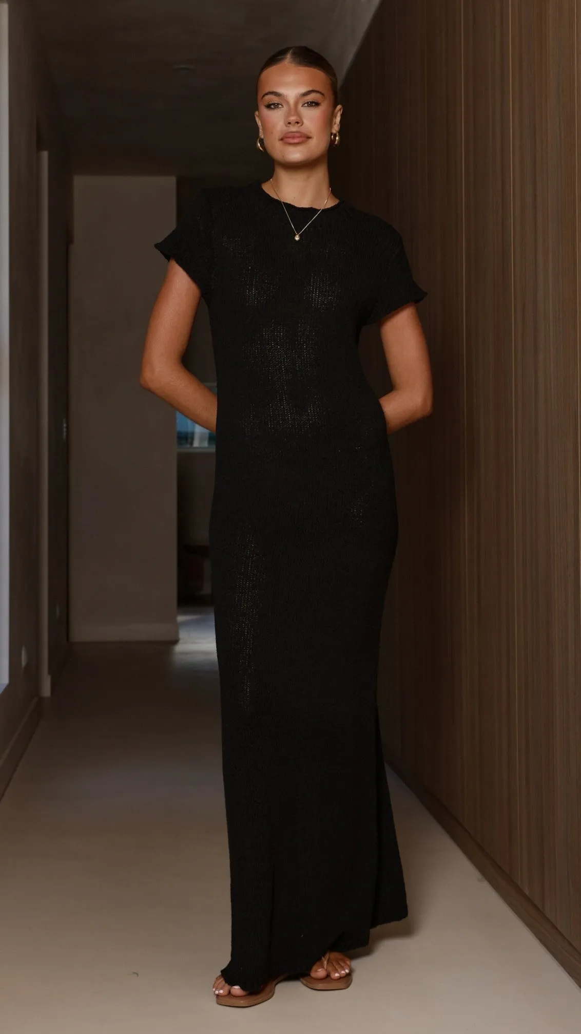 Valise Maxi Dress - Black Daily Ready