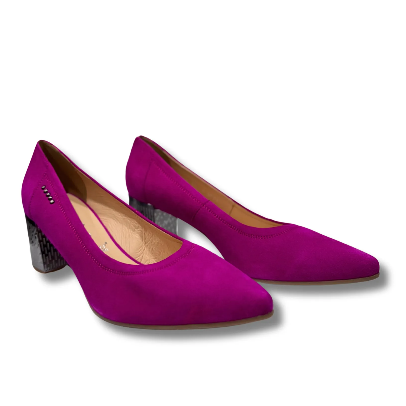 Casual Heels Bioeco Womens Shoe 5671 Fuchsia