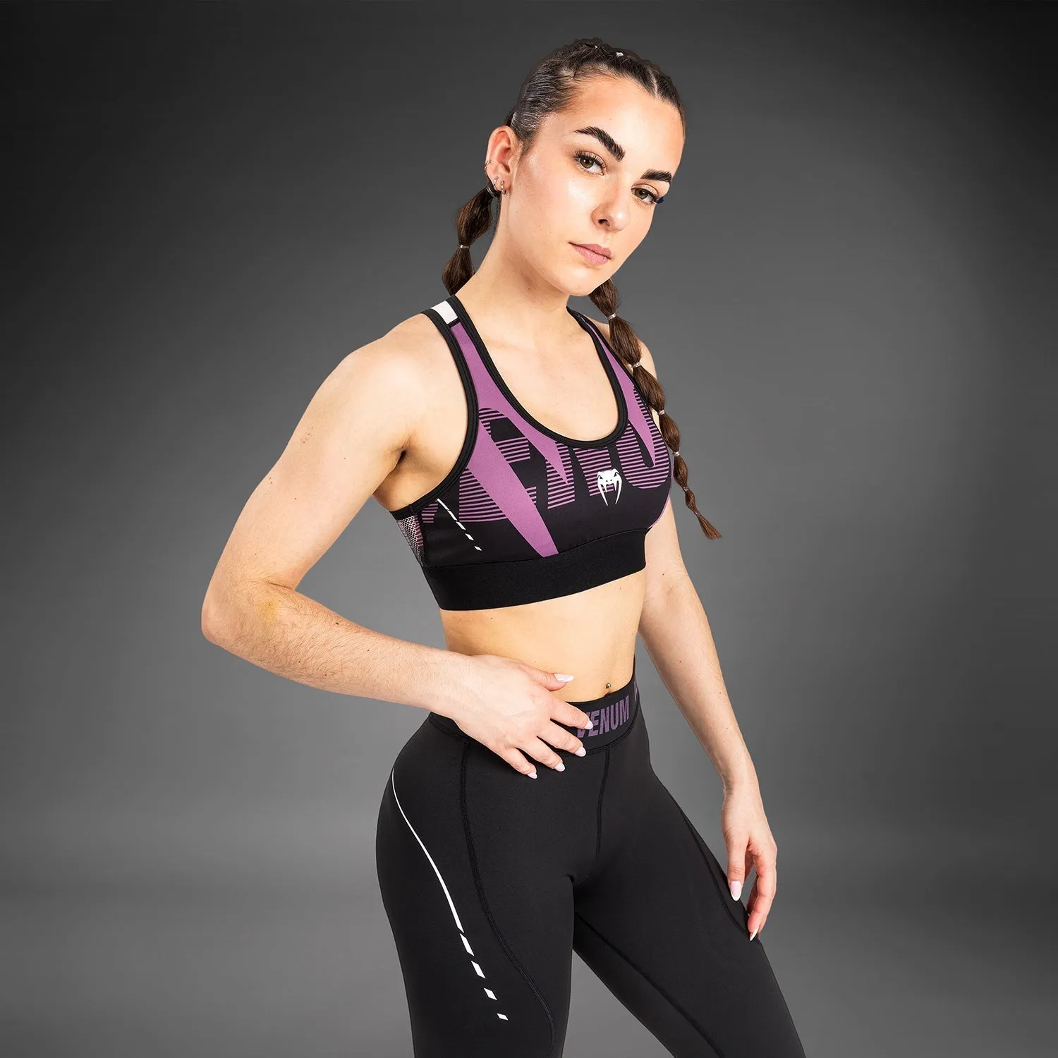Venum Adrenaline Women??s Sports Bra - Purple Fashion activewear Small seams