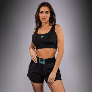 Non Irritating Seams floral Venum Boxing Classic Women??s Sports Bra - Black