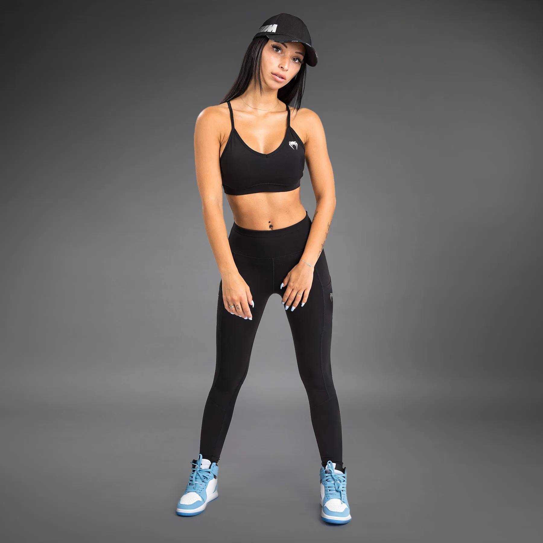 Venum Essential Low Impact Sports Bra - Black Secure Band