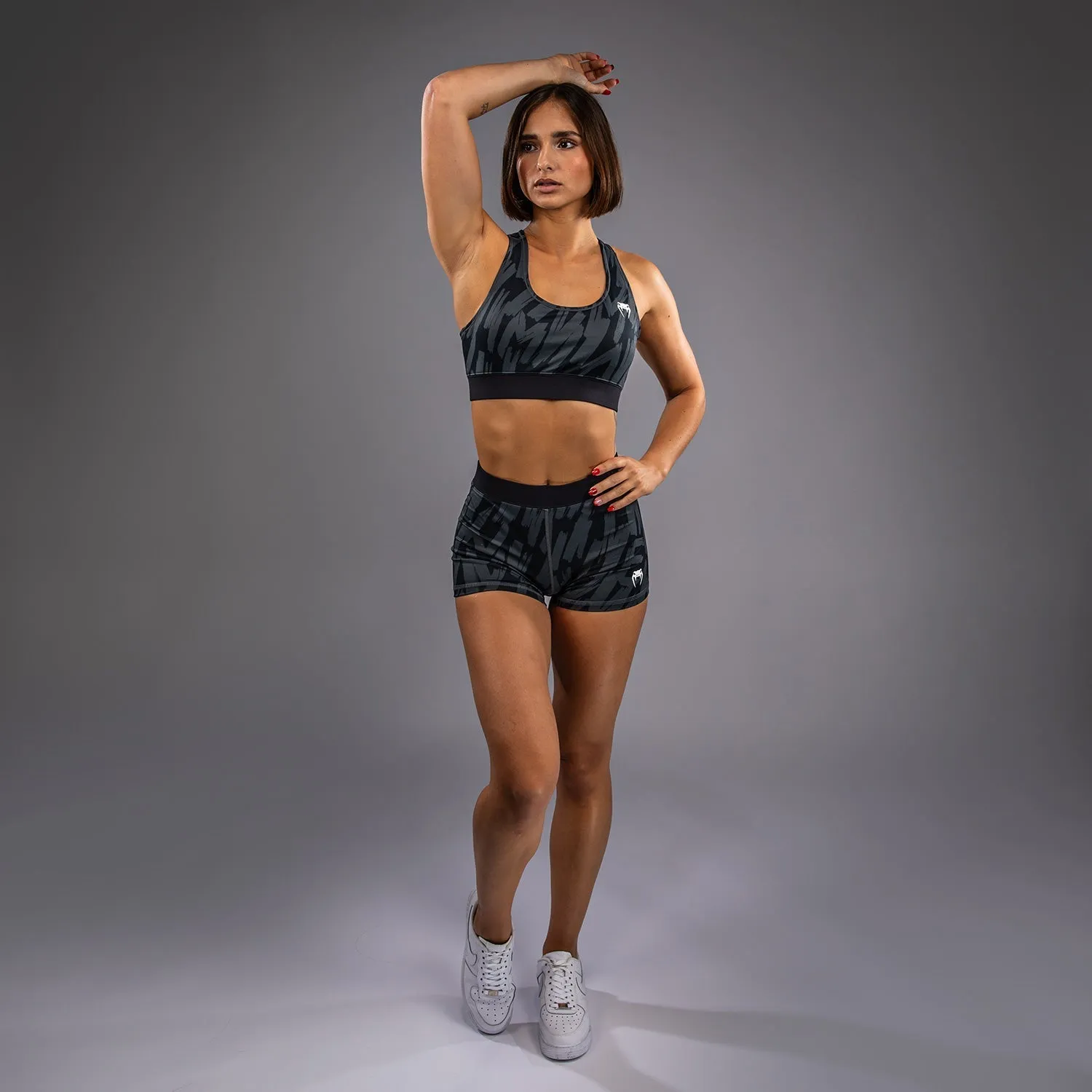 Pilates Venum Graffiti Women??s Sports Bra - Urban Charcoal