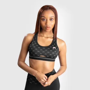 Venum Monogram Sports Bra - Black/Pink Gold Secure Material