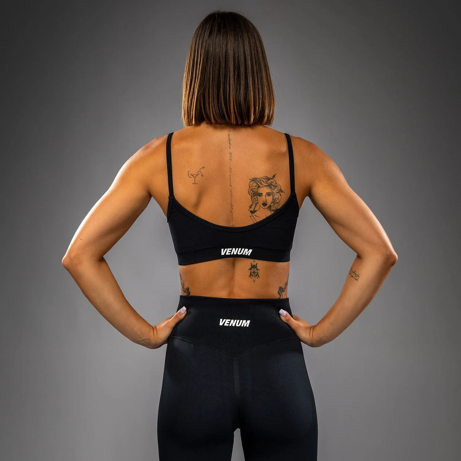 Snug Fit Technology Venum Sculpt Women??s Sports Bra - Black/White