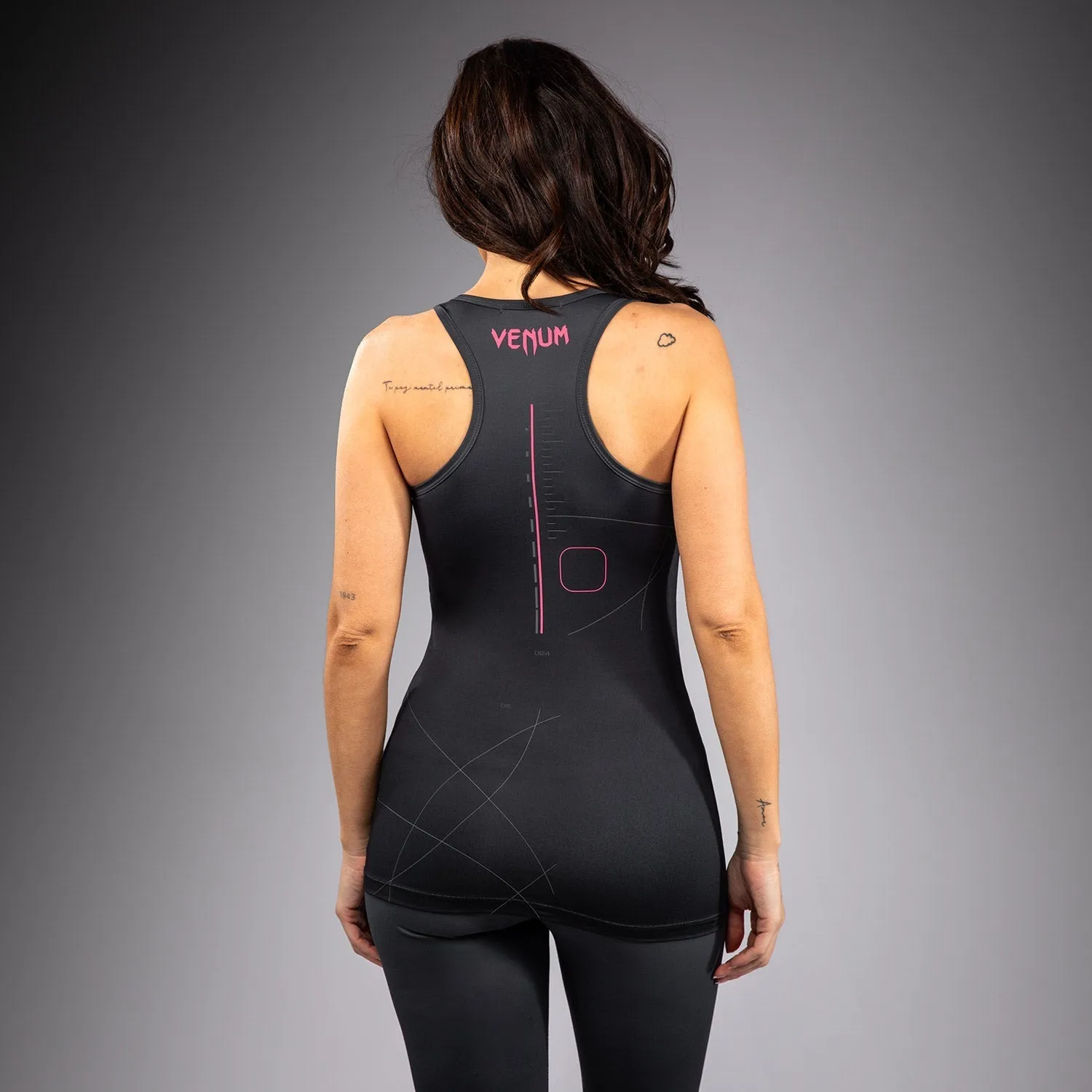 Venum Tactical XT Dry tech Tank Top- Black/Storm Grey Breathable Lining off - road