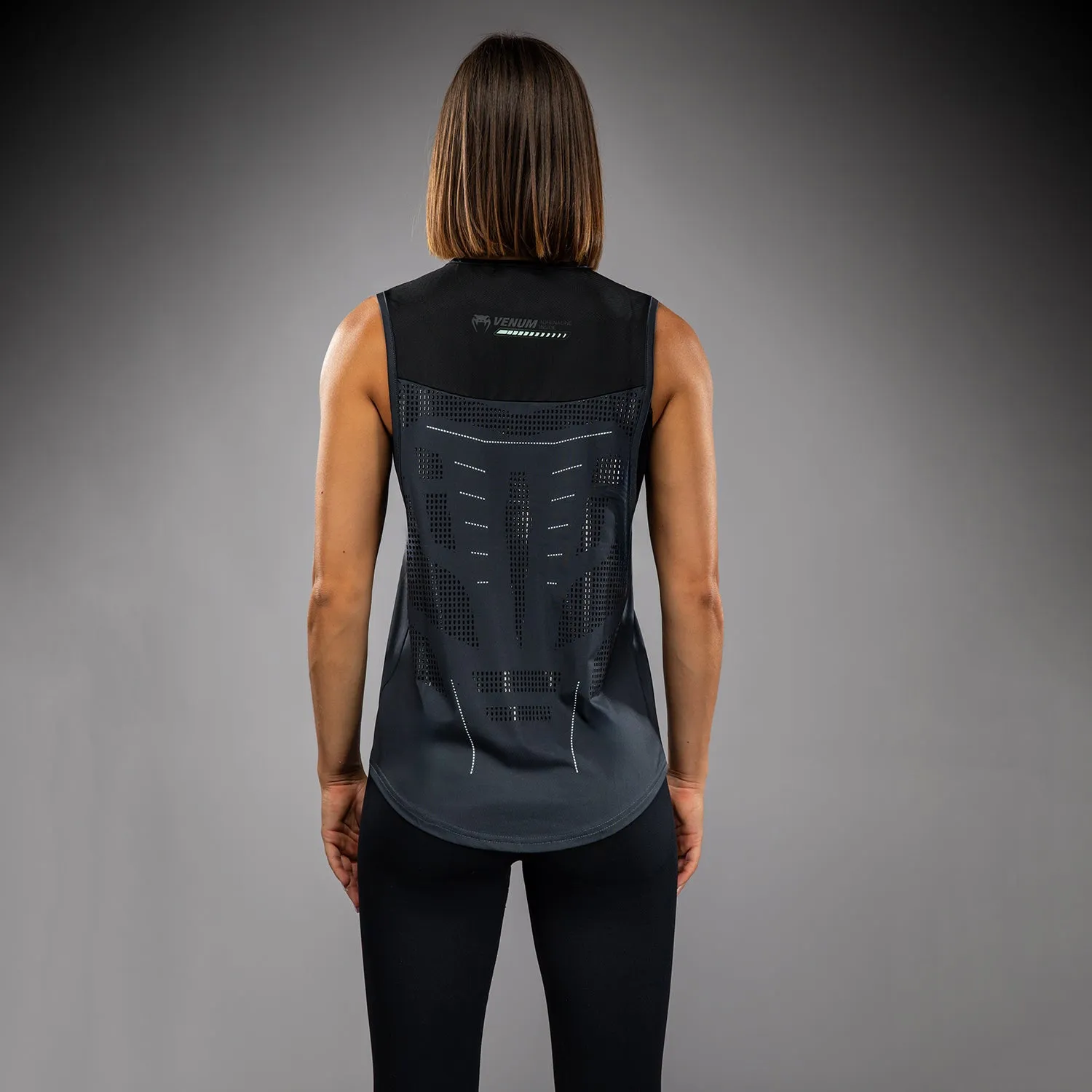 Venum Technical 3.0 Women??s Dry Tech Tank Top - Storm Grey single - wheel drive Ultra Fine Microfiber Blend