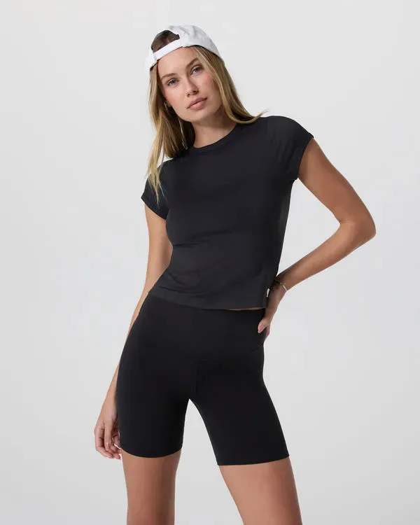 Vuori Womens Shirt Halo Baby Tee Cozy Look Wear Basic Wardrobe Piece