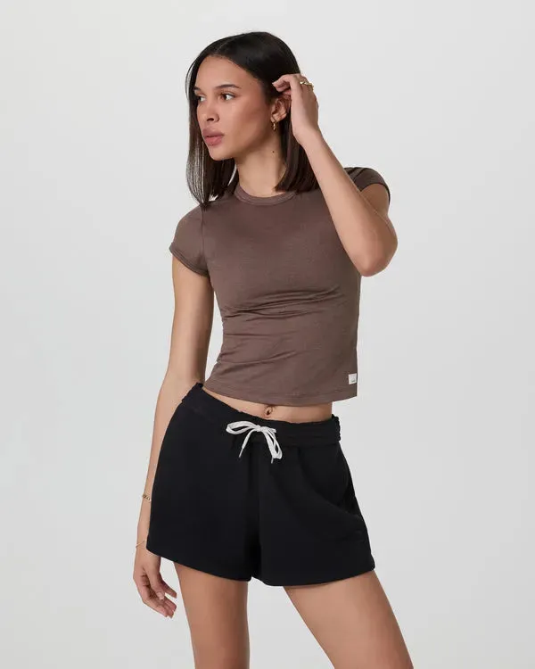 Versatile and Stylish Scoop neck Vuori Womens Shirt Halo Baby Tee