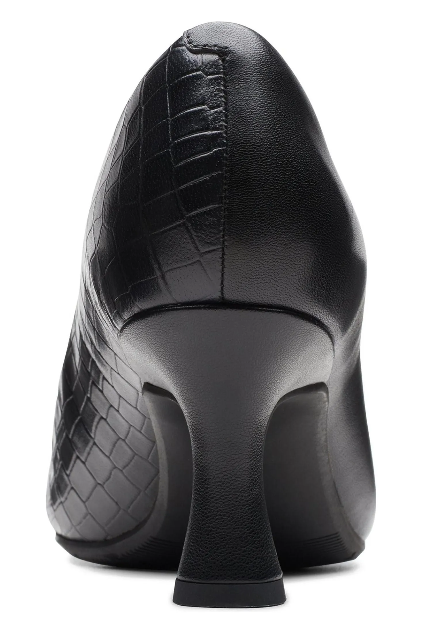 Heart Glow Video Look Clarks Kataleyna Rose in Black Croc