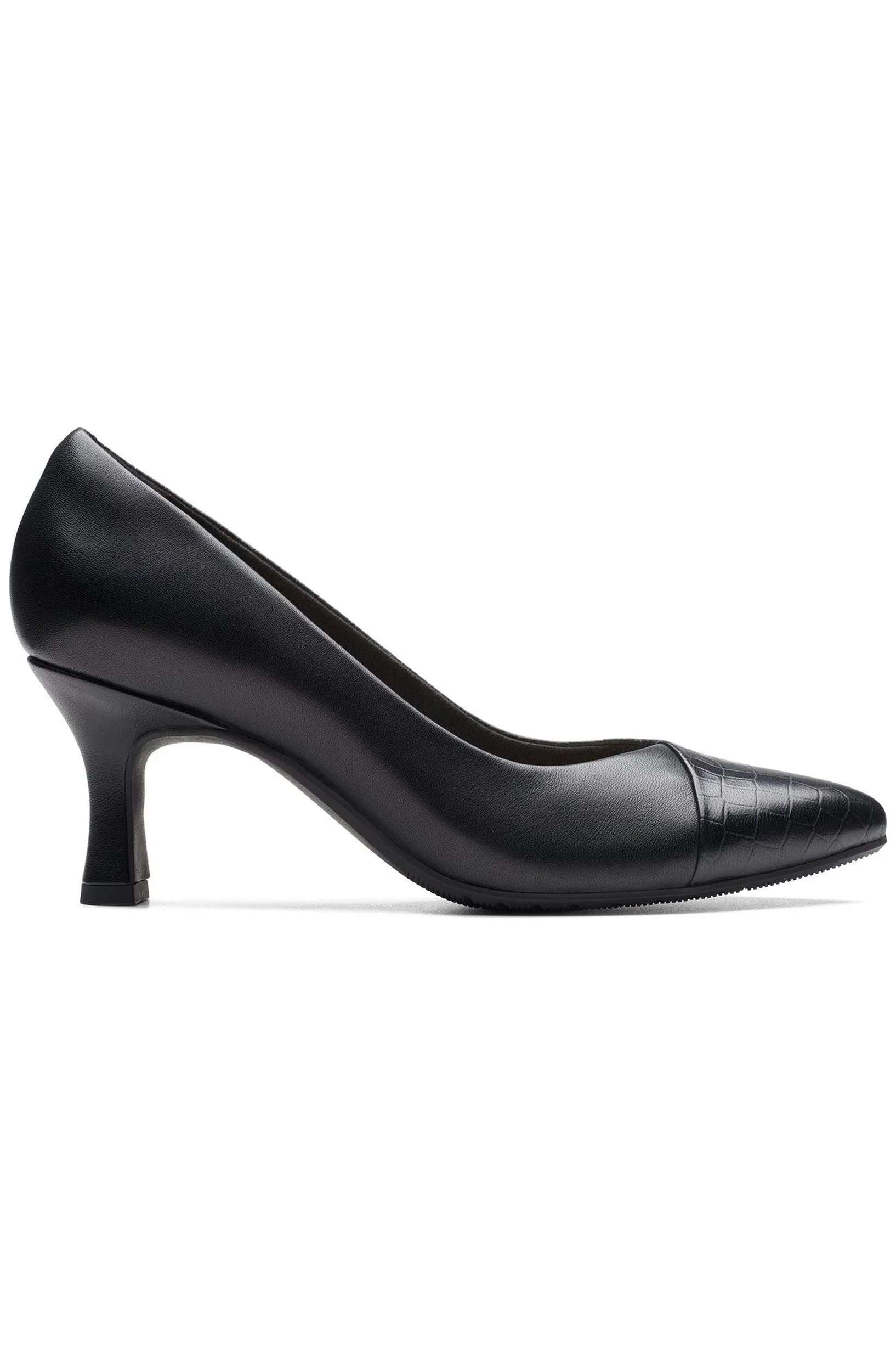 Clarks Kataleyna Rose in Black Croc Trend Glow Street Mood