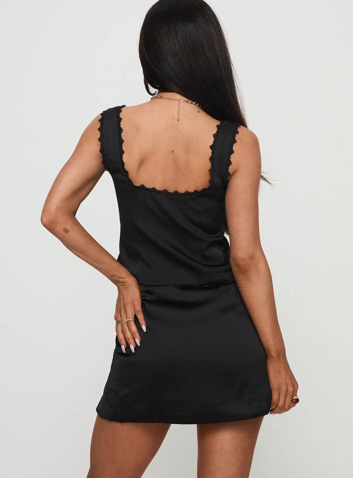 Chakira Set Black Water Repellent Linen blend