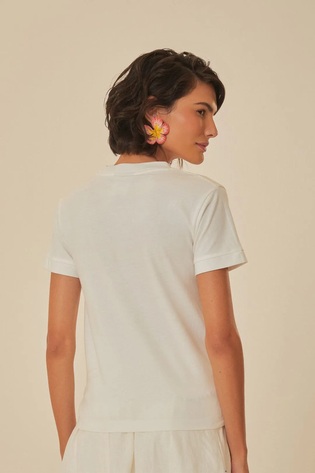 Travel Trend Look Breathable and Comfortable White Sounds Like Brasil Organic Cotton Baby T-Shirt