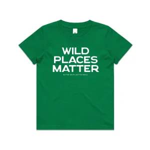 Daily Casual Eco Friendly Material Wild Places Matter ?C Kids Tee