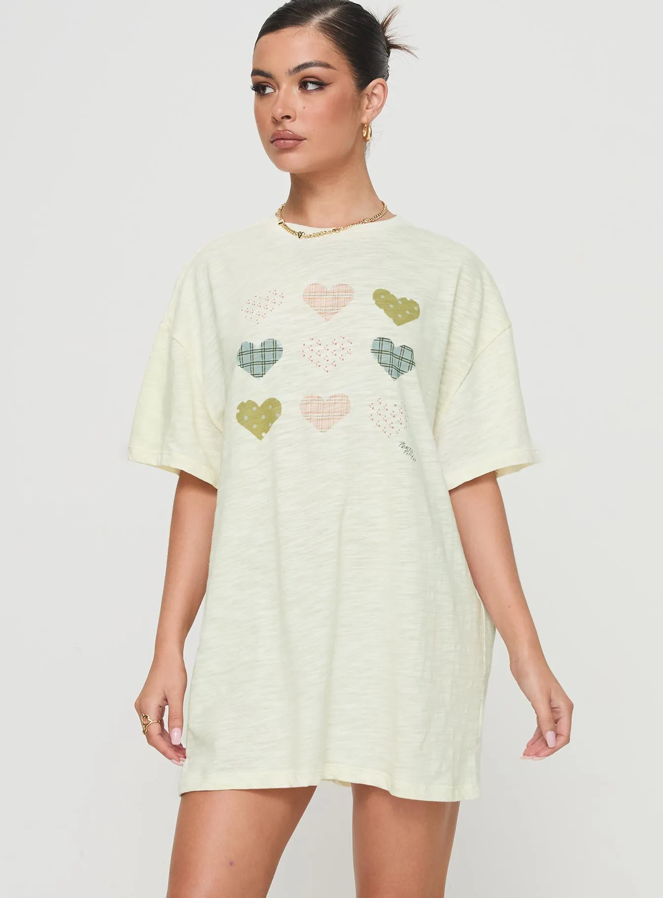 Heart Strong Nightie Sleep Dress Multi Classic Flow