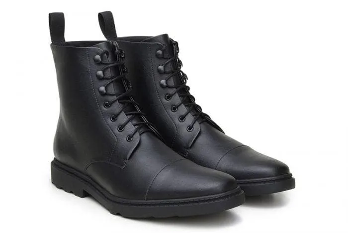 Ranch Wear 'Work Boot 2.0' Vegan Lace-Up Boot by Ahimsa - Black