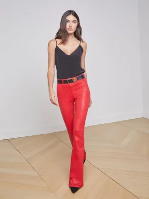 Perfectly Relaxed No Ride Marty Coated Flare Jean