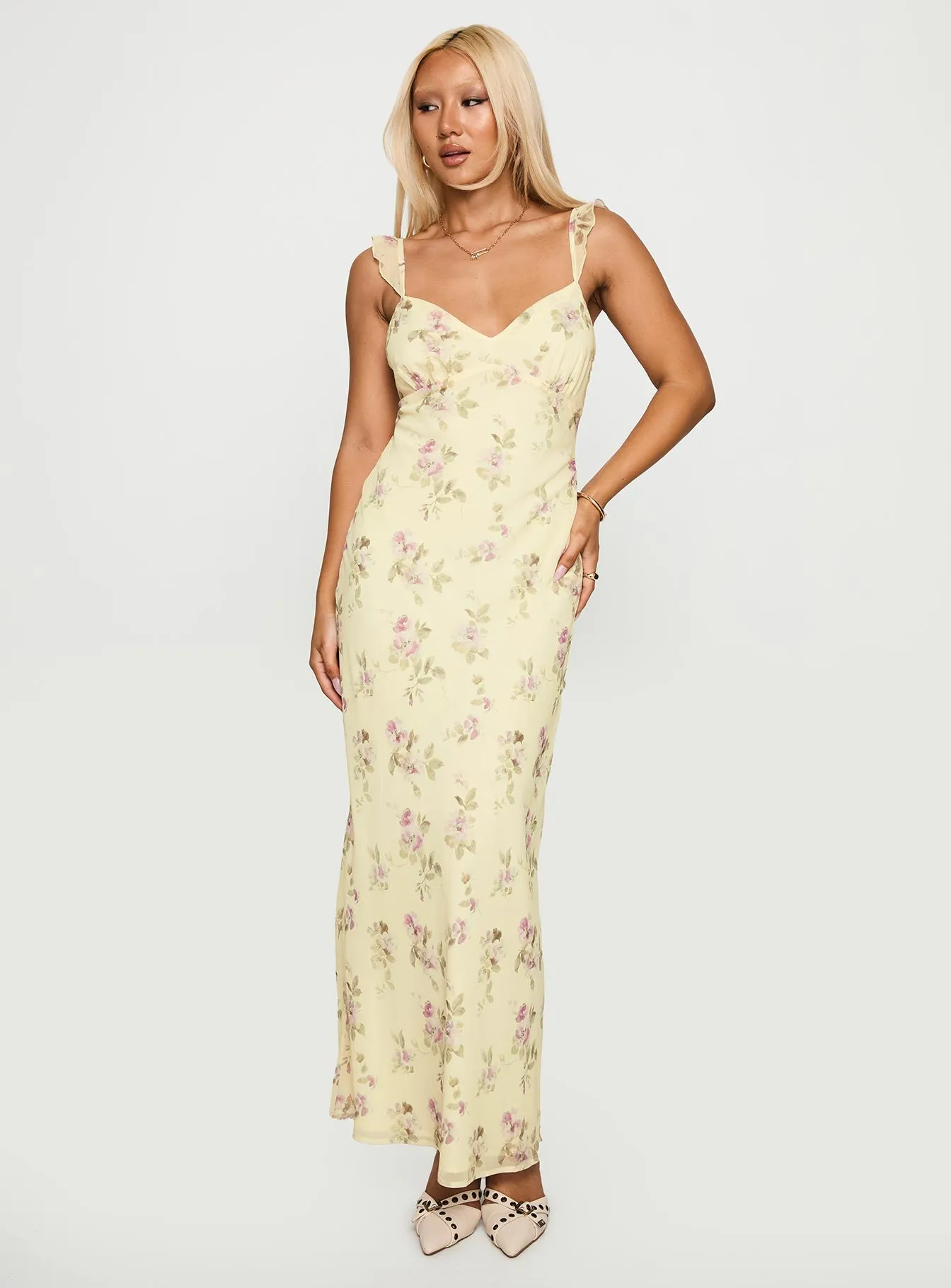 Xaverie Maxi Dress Floral Feminine Line