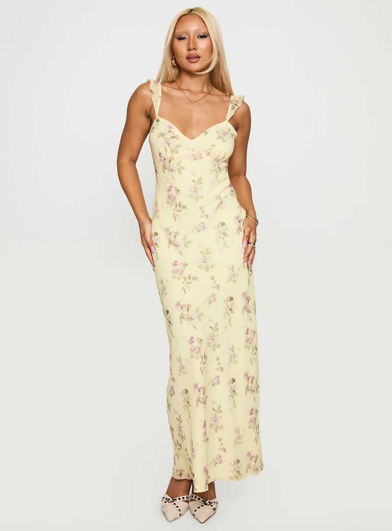 Picture Perfect Xaverie Maxi Dress Floral