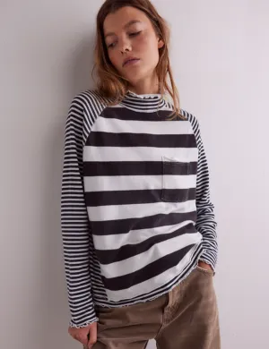 Punk Playful Tee, Black/Combo Casual Active Trendy Casual Wear