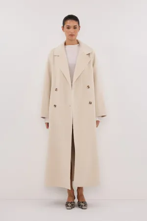 YORK BONE OVERSIZED WOOL COAT NonIrritatingLining
