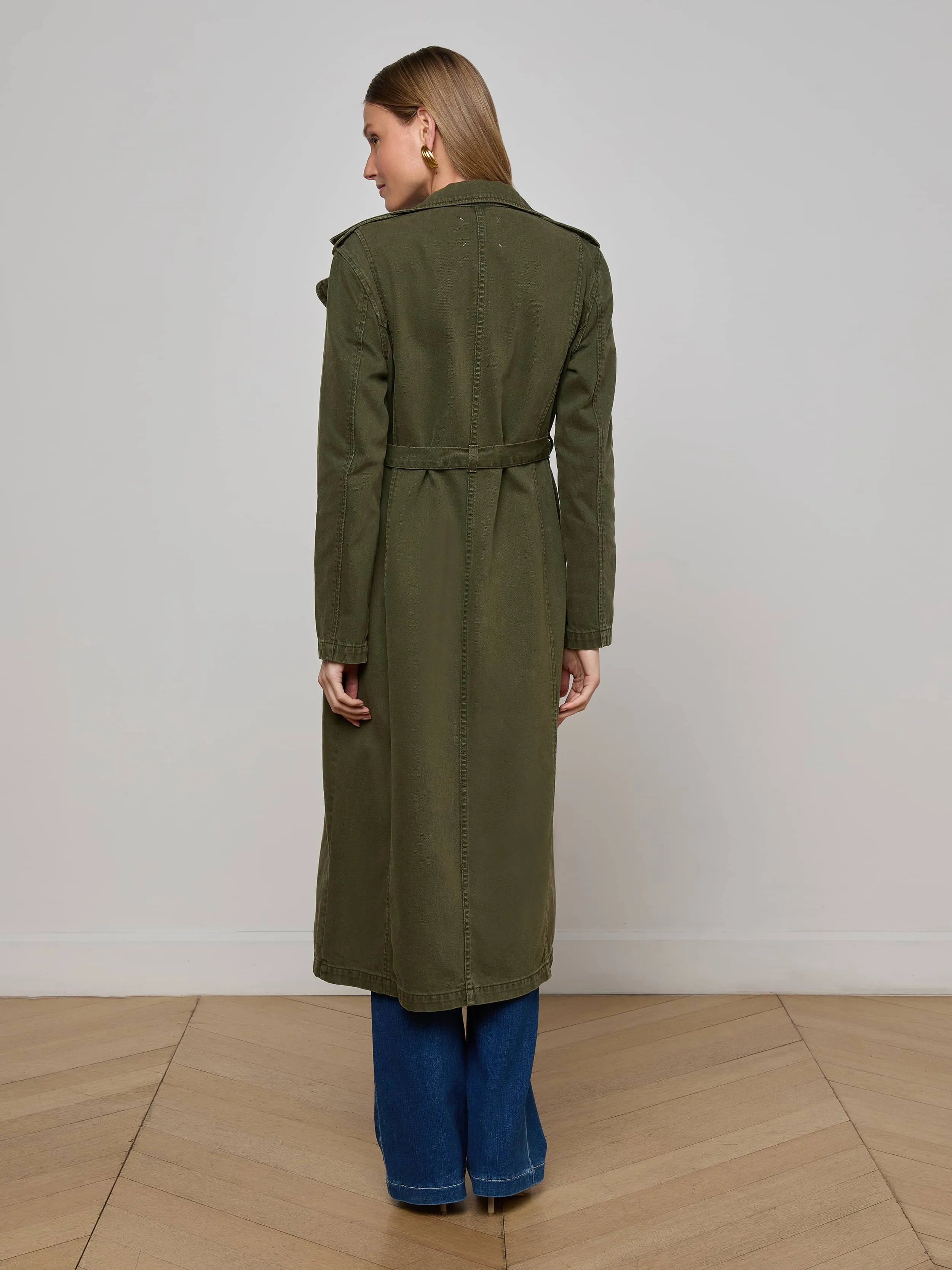 Ventilation Panels Zavia Jean Trench Coat