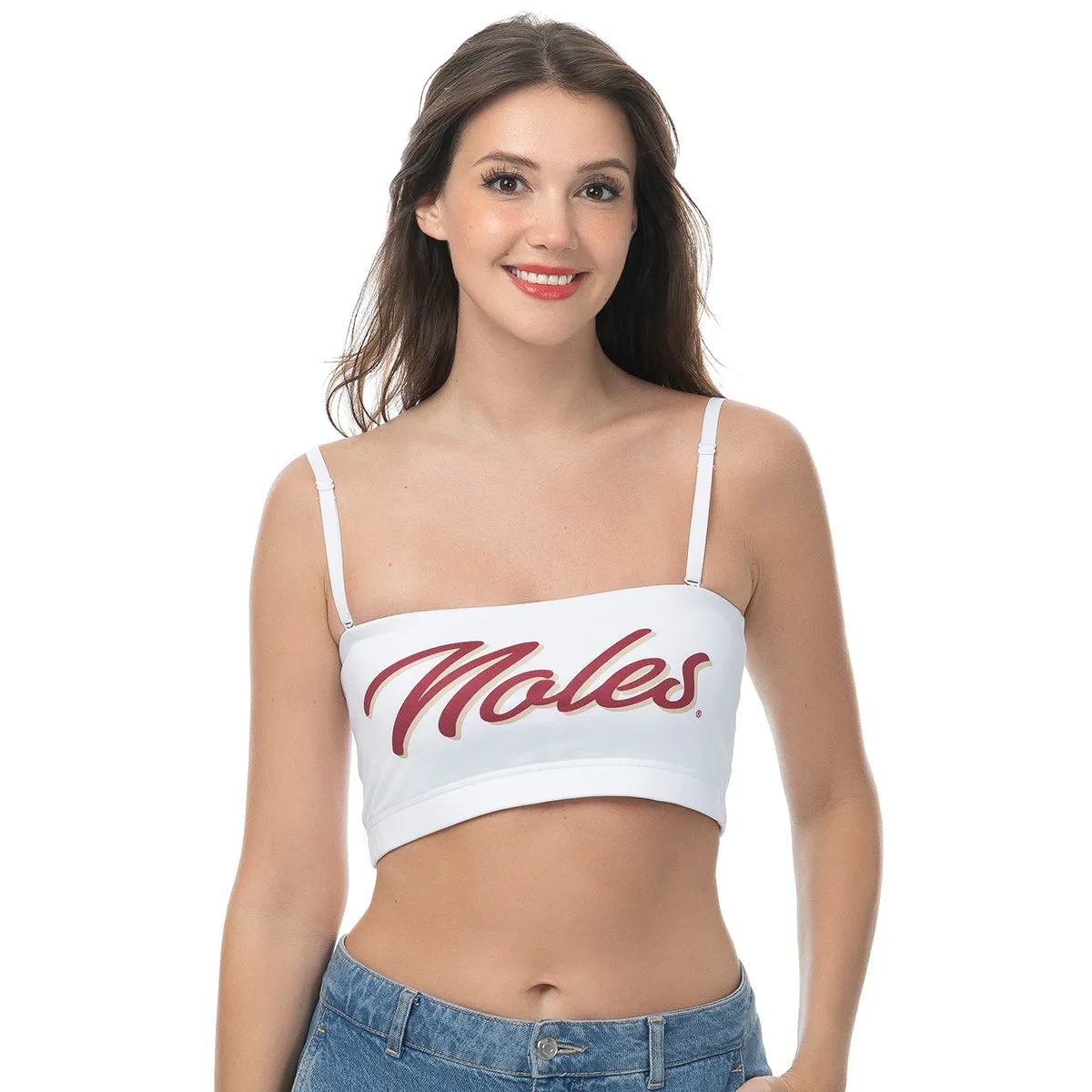 Athletic Core Stabilizer Zoozatz Women's Noles Convertable Bralette - White